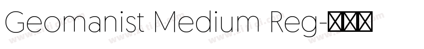 Geomanist Medium Reg字体转换
